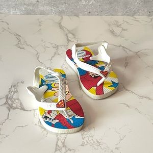 Havaianas 5 / 6 Superman sandals heel strap shoes